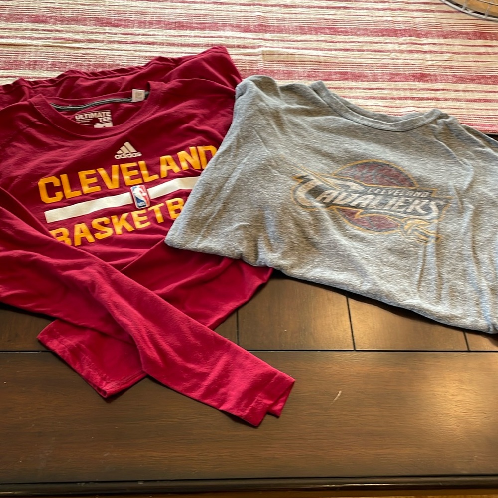 Cleveland Cavalier bundle of long sleeved shirt & tshirt